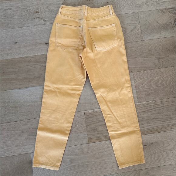 Topshop - Moto Mom Jeans in Yellow Orange - Picture 5 of 5